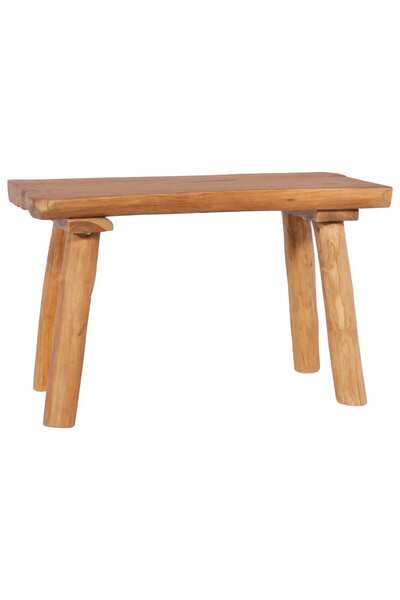 vidaxl Garden Bench 80 cm Solid Teak Wood