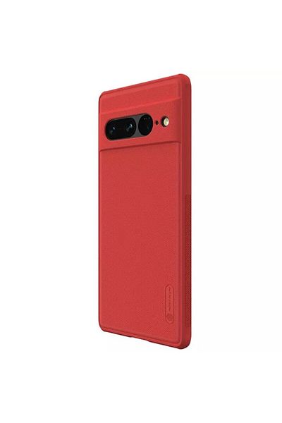 SOHO Case compatible with Google Pixel 7 Pro, Super Frosted Shield Pro Design, Red