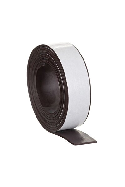 SOHO Bandă magnetică autoadezivă, 150 x 2 cm, alb-negru