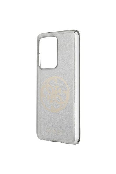 Guess Glitter Circle Kryt Case for Samsung Galaxy S20 Ultra, Grey