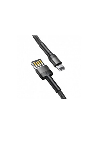 SOHO USB-Lightning Charging Cable 2.4A, 1M, Reinforced, Black