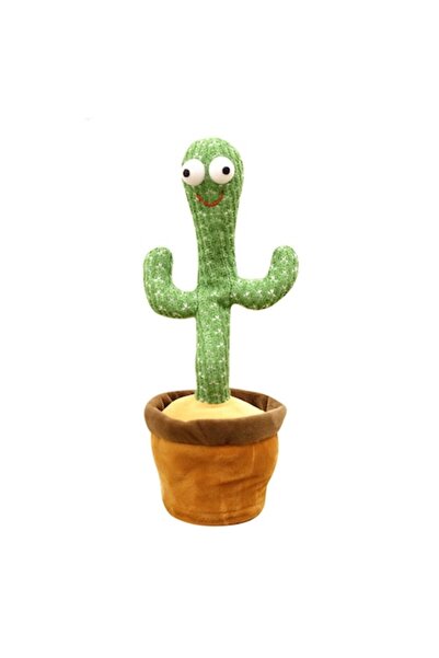 Dollcini Figurină interactivă cactus dansator, repetă cuvinte și sunete, cu m...