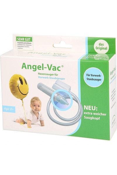 Angel-Vac Aspirator nazal manual pentru bebeluși, silicon, transparent