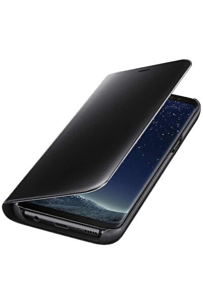 Bibilel Husa protectie Clearview, flip, negru, pentru Samsung Galaxy S8 Plus