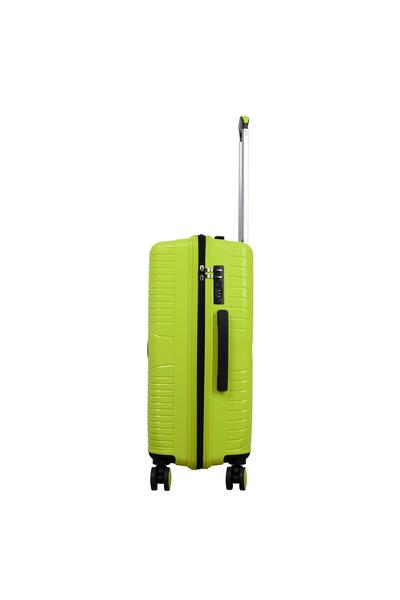 NASA U S NASA U.S PP - SİLİKON KIRILMAZ 3 LÜ VALİZ SETİ YEŞİL