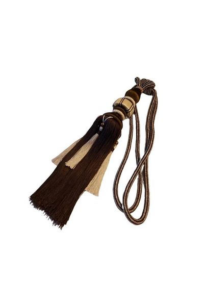 OEM Curtain rods, length 88 cm, brown color, 2 pcs/set