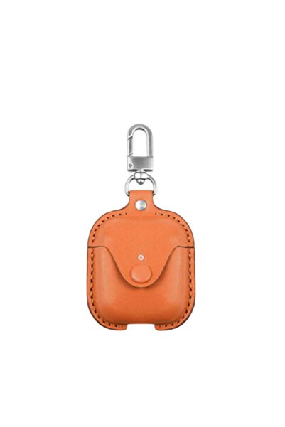 SOHO Leather Case for Apple AirPods 1/2, Brown