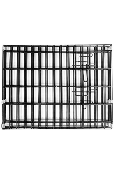 SERSIMO Cușcă pentru animale de companie, fier, formă configurabilă, cu ușă de acces, 3XL, 155x155x61cm, neagră