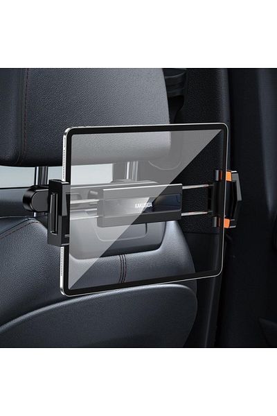 REDz Accessories Car Holder, Headrest for Phone or Tablet, KSC-1537, Adjustable, 360° Rotation, Black