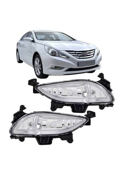 Thunder Hyundai Sonata 2011-2012 Fog Lights - Two Halogen Pieces طقم كشافات سوناتا 11-12