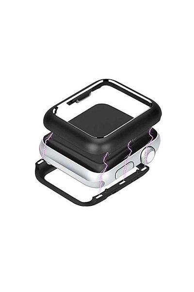 Bibilel Carcasa magnetica pentru Apple Watch, Bibilel, compatibil cu dimensiunea 44mm, Negru