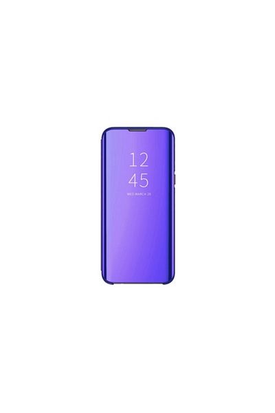 SOHO Protective Case Clear View, Flip Cover for Samsung Galaxy M51, Violet