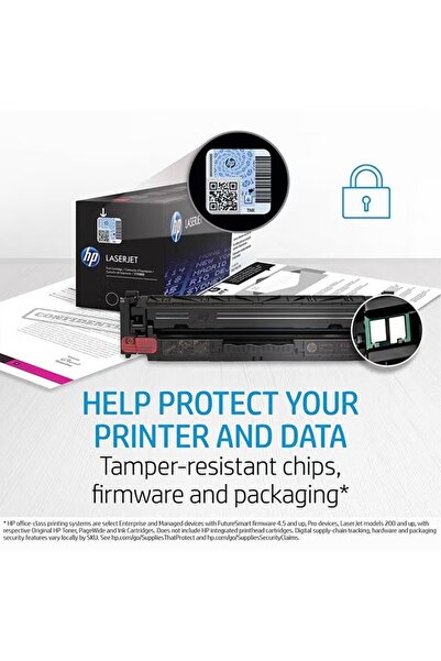 HP Original LaserJet Toner Cartridge CF411A Cyan