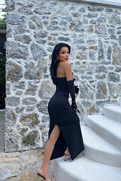 Eyyo Φόρεμα Liana Black Design ATE7330