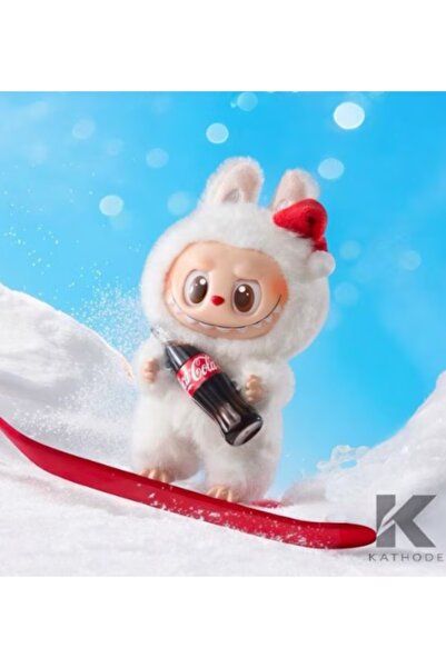 Pop Mart Collectible doll, LABUBU – Monster Coca-Cola Series – Foldable box, 17cm