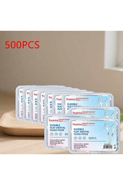 Youtrico 500 قطعة من خيط تنظيف الأسنان المحمول يوميًا، متوفر في جميع المواسم،...