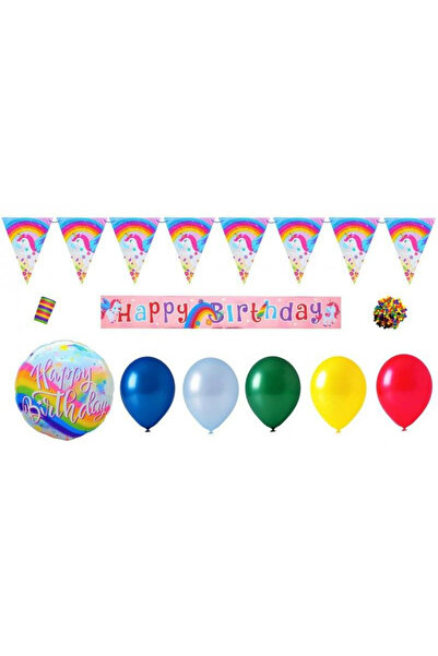 kik Set accesorii petrecere Kik, Unicorn, Multicolor