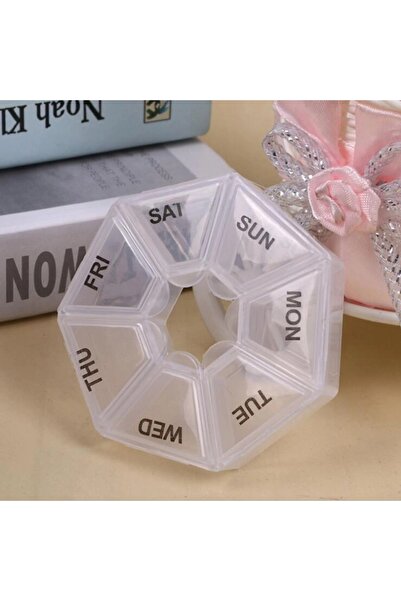 choice2 منظم حبوب أسبوعي شفاف لمدة 7 أيام، صندوق حبوب سفر محمول متعدد الوظائف...