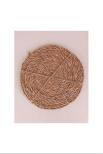 PRATİKOBA Decorative Wicker Trivet Royaleks-Blssgs20