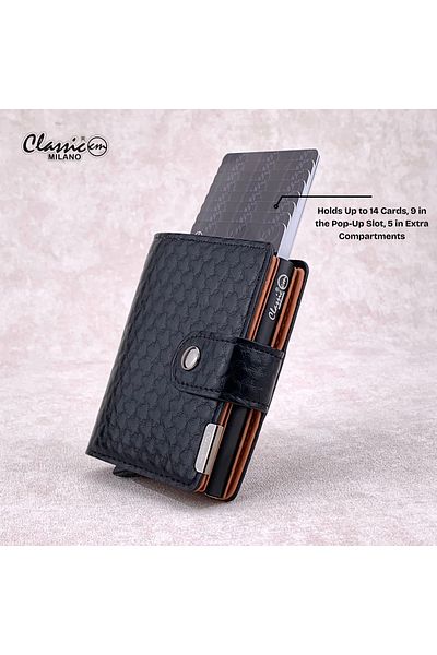 Classic Milano RFID Blocking Faux Leather Wallet for Men and Women