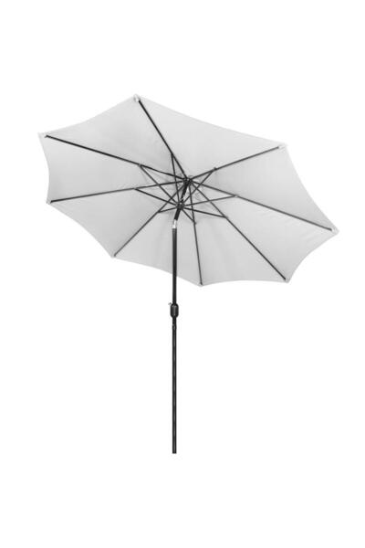 SERSIMO Umbrelă de terasă pentru grădină, cu manivelă și înclinare, diametru ...