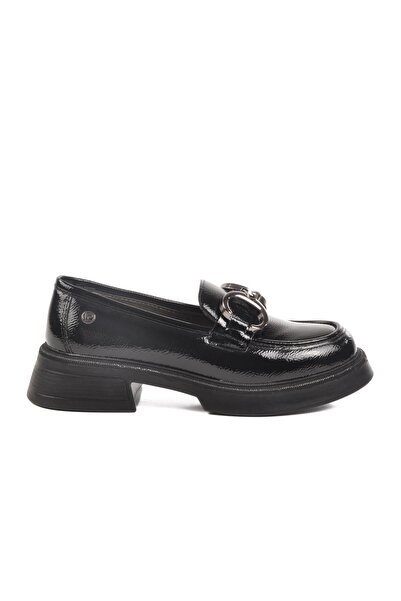 Pierre Cardin Pc-52650 Z Black Patent Leather Women's Casual Shoes