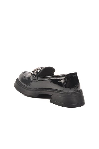 Pierre Cardin Pc-52650 Z Black Patent Leather Women's Casual Shoes