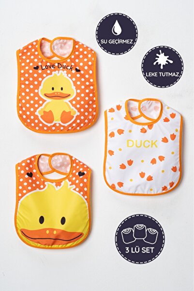 BUUDE 3 قطع من مريلة الأطفال المقاومة للسوائل