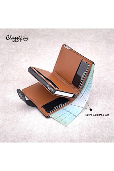 Classic Milano RFID Blocking Faux Leather Wallet for Men and Women