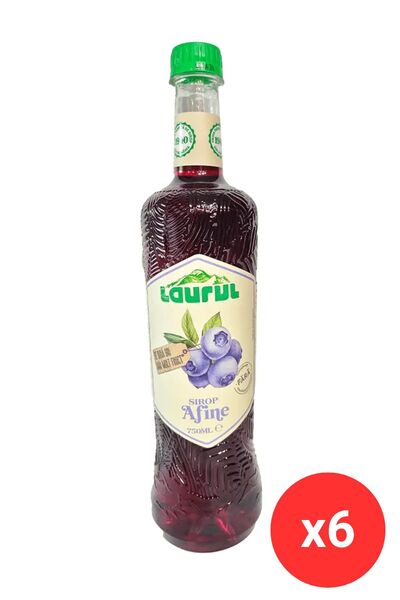Laurul Sirop de afine 750 ml x6 bucăți