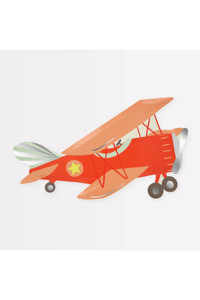 Meri Meri - Plane Plates - Airplane Plates (X8)