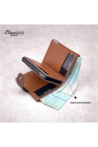 Classic Milano RFID Blocking Faux Leather Wallet for Men and Women