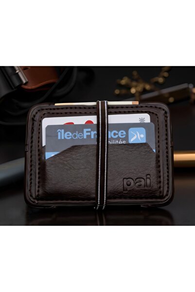 EYCH Minimalist Kredi Kartlık – Şık, Dayanıklı ve İnce Tasarım Cüzdan-Lastikli