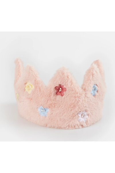 Meri Meri - Peluş Pembe Taç