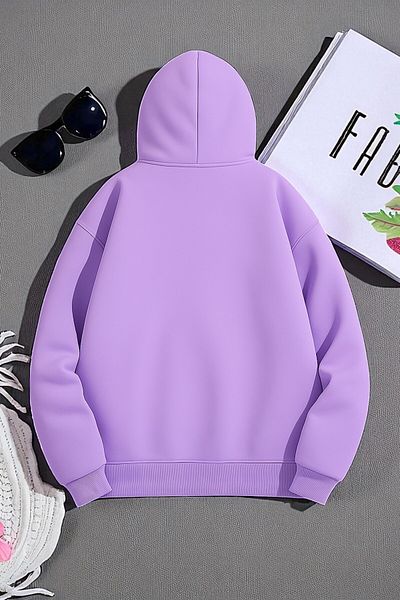 uyguntarz Unisex Eternal Light Printed Oversize Sweatshirt