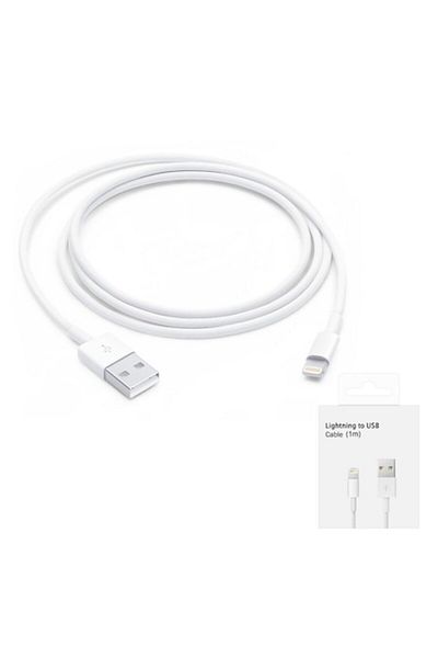SOHO Cablu USB-A la Lightning de mare viteză, compatibil cu iPhone, 1 m, R64, silicon, Apple MXLY2ZM/A, culoare Pea
