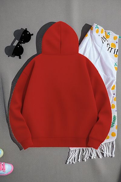 uyguntarz Unisex Eternal Light Printed Oversize Sweatshirt