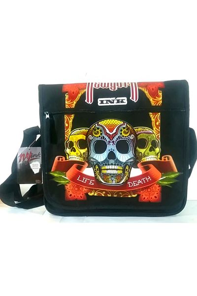 ANGMAD Shoulder Bag, 2 Compartments, Ideal for School or Laptop