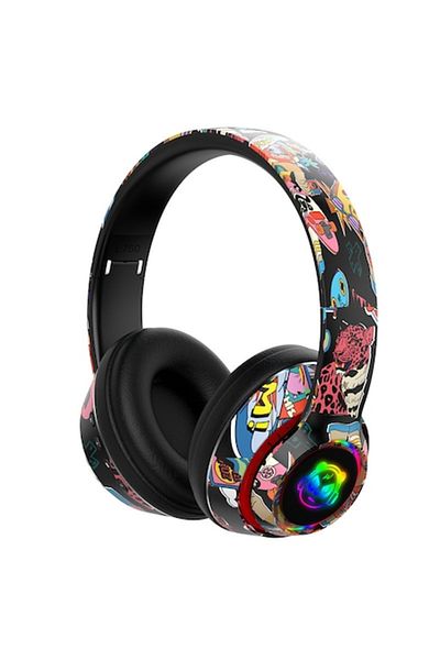 OEM Wireless Audio Headphones L750 for Kids with Ergonomic Design, USB Charging, Foldable, Ambient Light