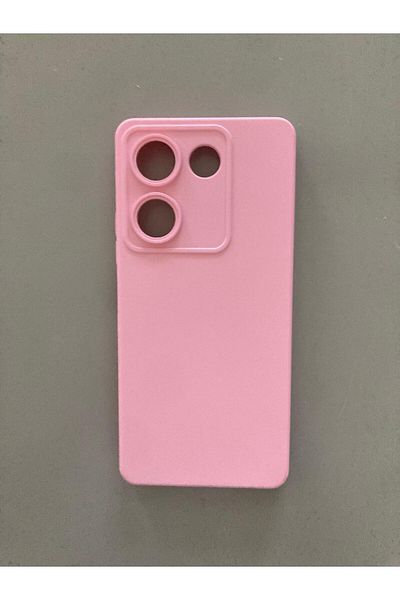 Newon Tecno Camon 20 Pro Pink Inner Velvet Silicone Phone Case(Ck6N and Ck7N)