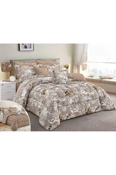 RedRosa Luxurious double bed sheet, printed, made of microfiber, size 240*260 cm
