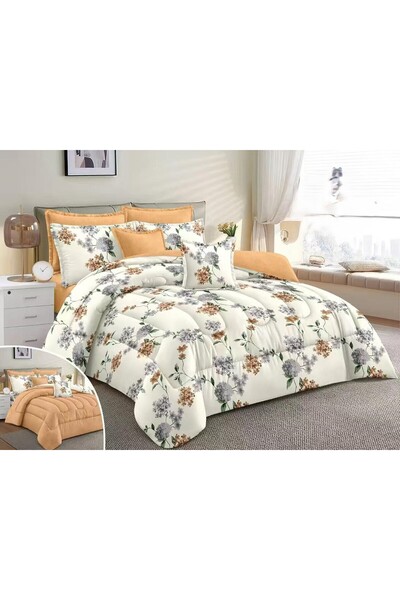 RedRosa Luxurious double bed sheet, printed, made of microfiber, size 240*260 cm