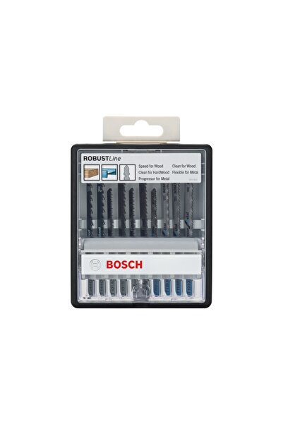 Bosch - Wood and Metal jigsaw blade set, T-mount, 10 pieces [2607010542]