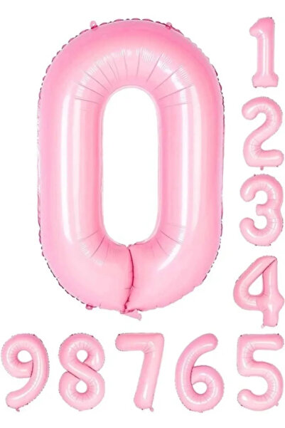 Işıltı Balon Dükkanı 0 Years Old Pink Foil Balloon 34 Inch (76-82 cm)