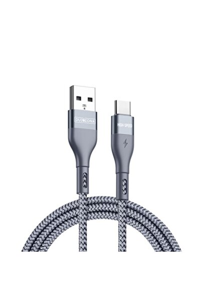 SOFAL Type-C Data Cable Fast Charging 2.4A, 12W, 480Mbps, 1m, O20, Grey