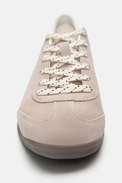 Pull & Bear Süet deri spor ayakkabı