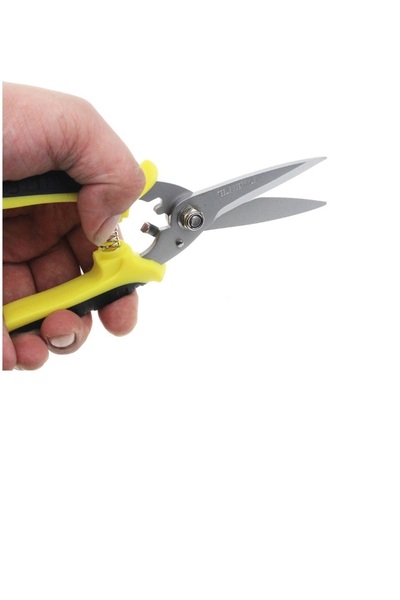 Depolife Çok Amaçlı Makas bağ bahçe teneke Kablo kesme Makası köşebent makas
