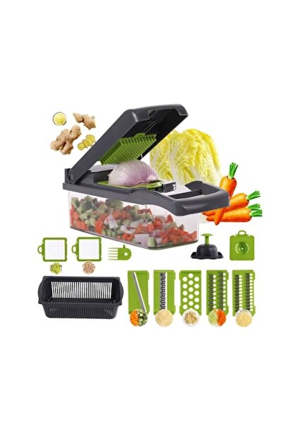 SOHO Feliator Multifunctional, SOHO, Razatoare, 8 in 1, pentru Fructe si Legu...