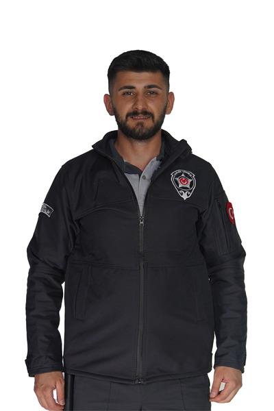 Marka ÖZEL GÜVENLİK BASKILI SOFTSHELL MONT