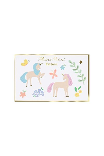 - Unicorn Geçici Dövmeler - 20 Adet